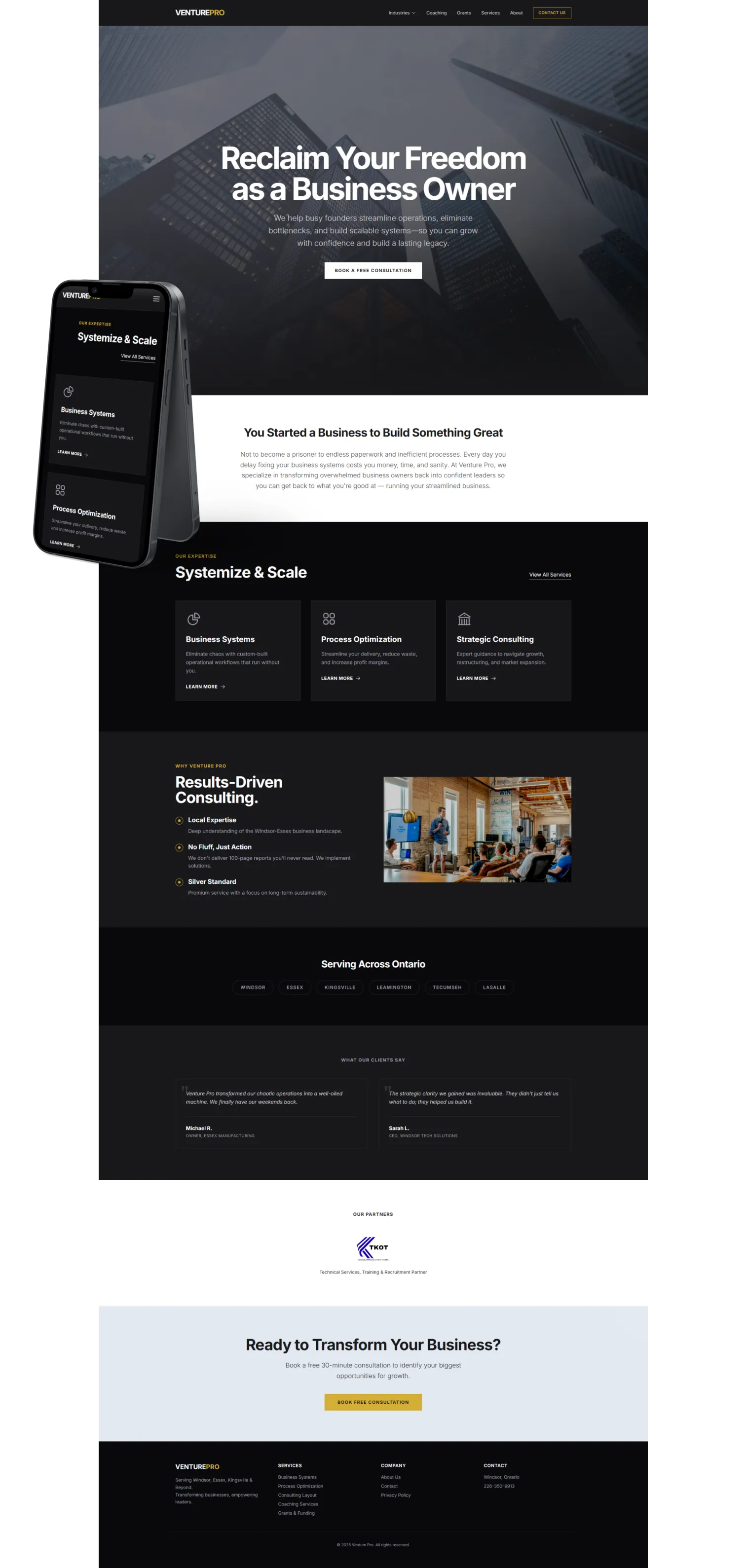 Venture Pro Full Page